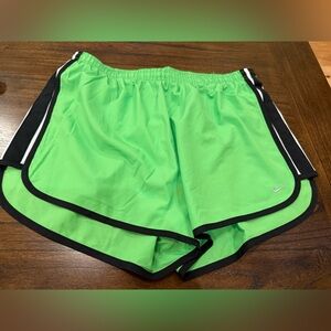 Nike Dri-Fit Athletic Pull On Running Shorts Womens Size L Built In Underwear